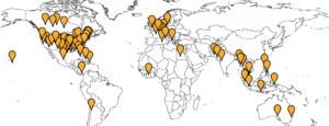 ESI Worldmap of precommissioning job web